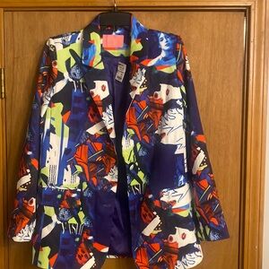 Vibrant Abstract Women's Blazer